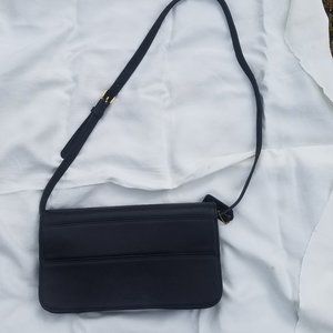 Coach Tribeca Convertible Clutch Crossbody Black Glovetanned Leather